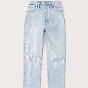 Abercrombie & Fitch High Rise Dad Jeans. Size 25.